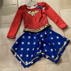Wonder Woman Costume Size  10/12  NWT